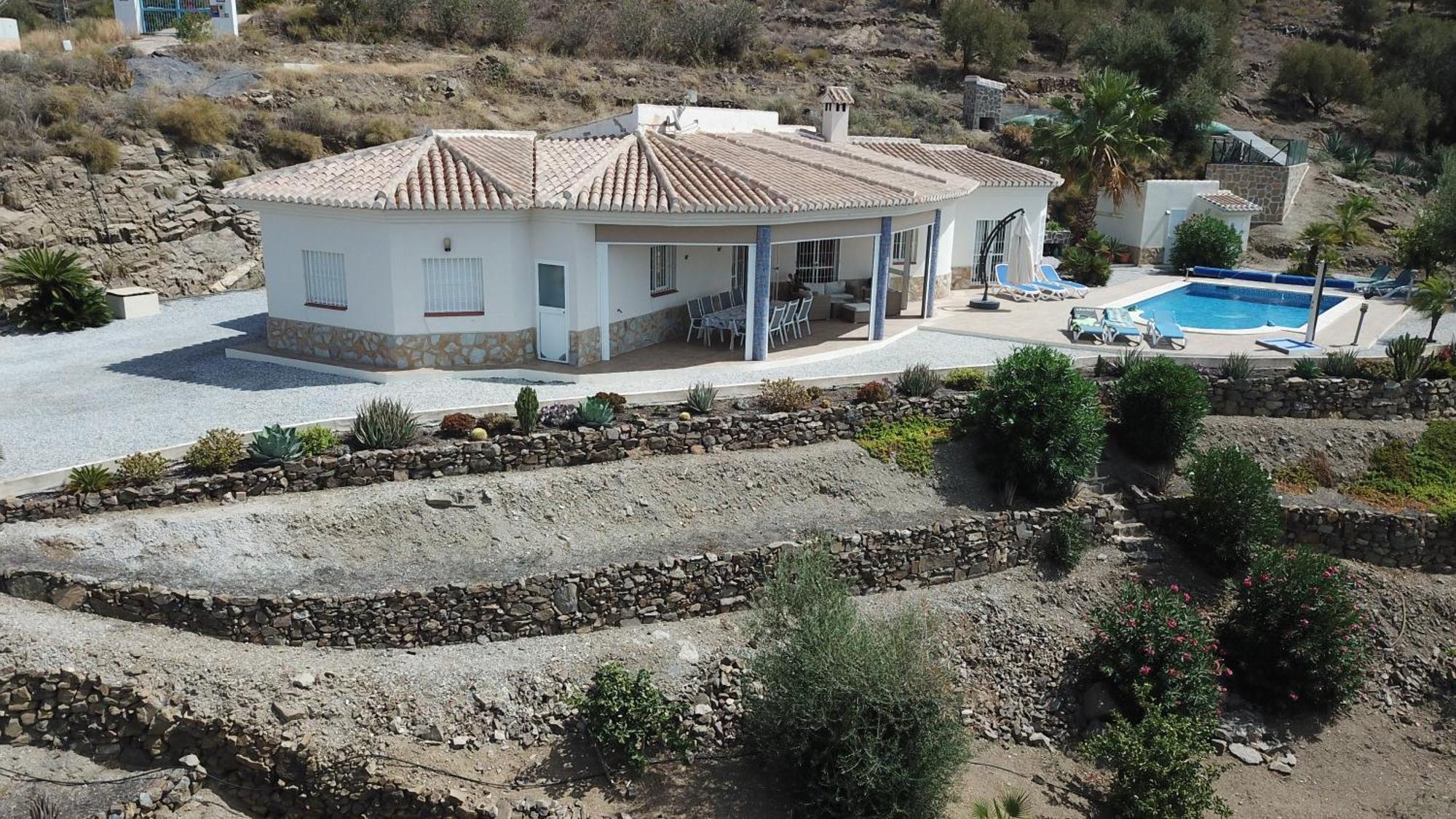 Villa Camakini With Heated Pool And Sea View Arenas  Exterior foto